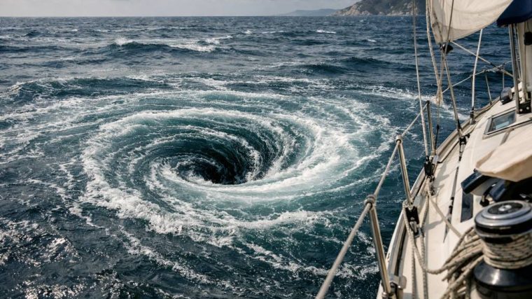 Tourbillon dans l'eau nom : comprendre ce phénomène en navigation et ses conséquences pour les marins