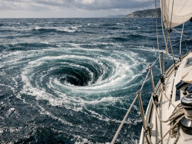 Tourbillon dans l'eau nom : comprendre ce phénomène en navigation et ses conséquences pour les marins