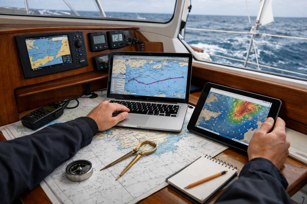 Logiciels navigation : comparatif des meilleurs outils pour préparer et suivre sa route en mer